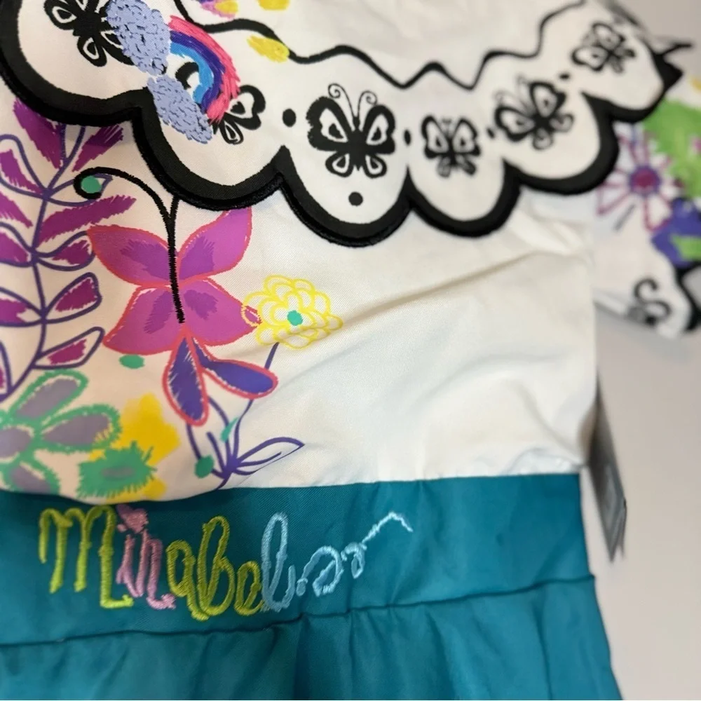 New Disney Parks Authentic Encanto Mirable Costume Dress Kids 9/10